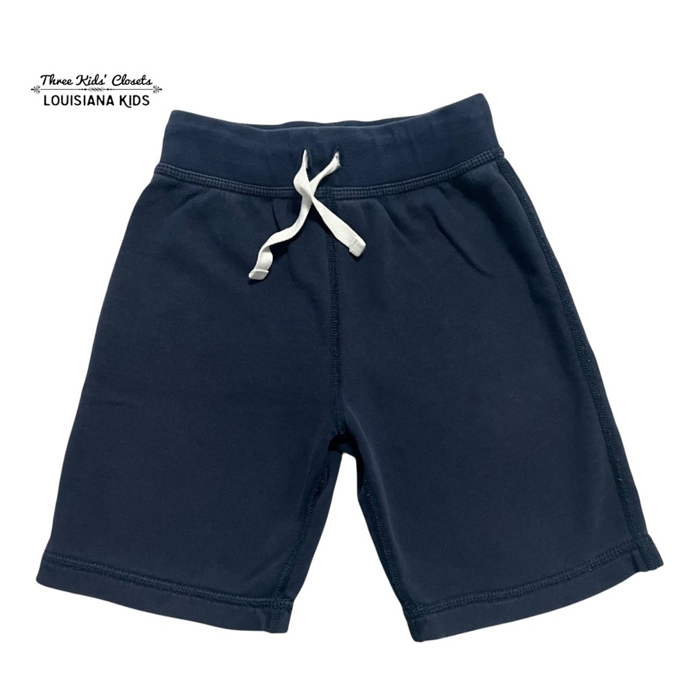 Hanna Andersson Sz 120 (6-7Y) Navy Blue Drawstring Shorts